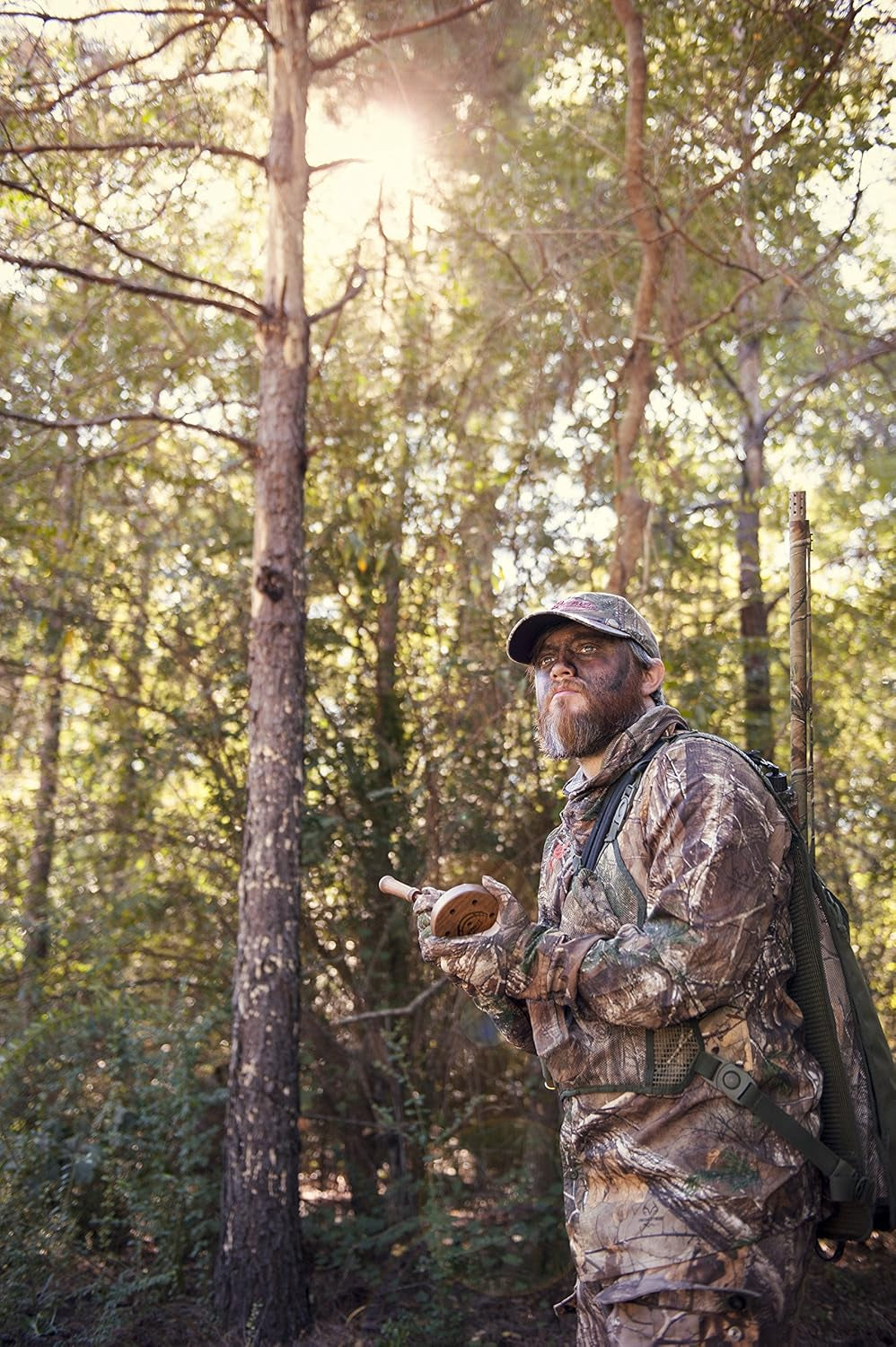 Turkey Pot Call - Turkey Calling with Realistic Yelps Clucks Cutts Purrs for Hunting Turkeys - Made in USA