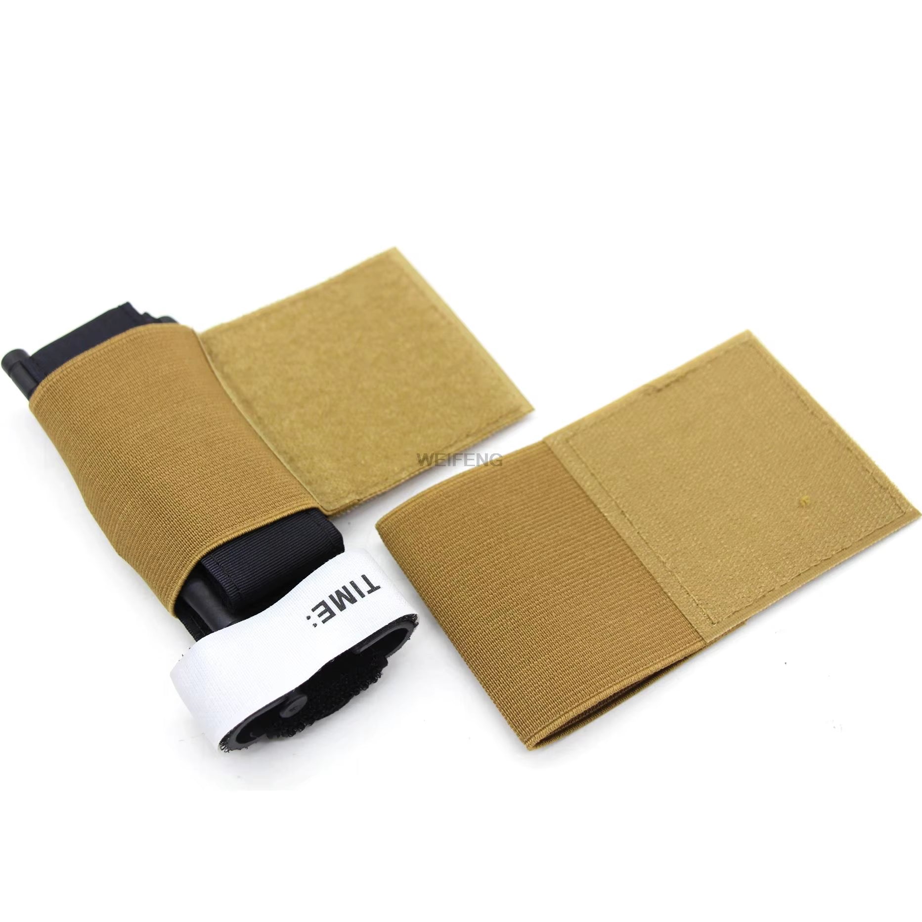 Tactical Elastic Tourniquet Holder EDC Secure Pouch for Competition Duty Belt Airsoft Chest Rig Hunting Vest Plate Carrier