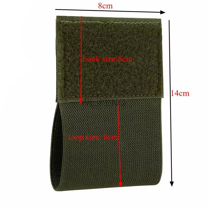 Tactical Elastic Tourniquet Holder EDC Secure Pouch for Competition Duty Belt Airsoft Chest Rig Hunting Vest Plate Carrier