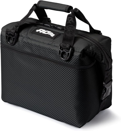 Expedition Carbon Soft Cooler Bag, Insulated and Leak-Proof, for Camping, Boating, Offroading