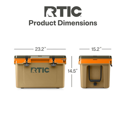 52 QT Ultra-Light Hard-Sided Ice Chest Cooler, Fits 76 Cans, Trailblazer