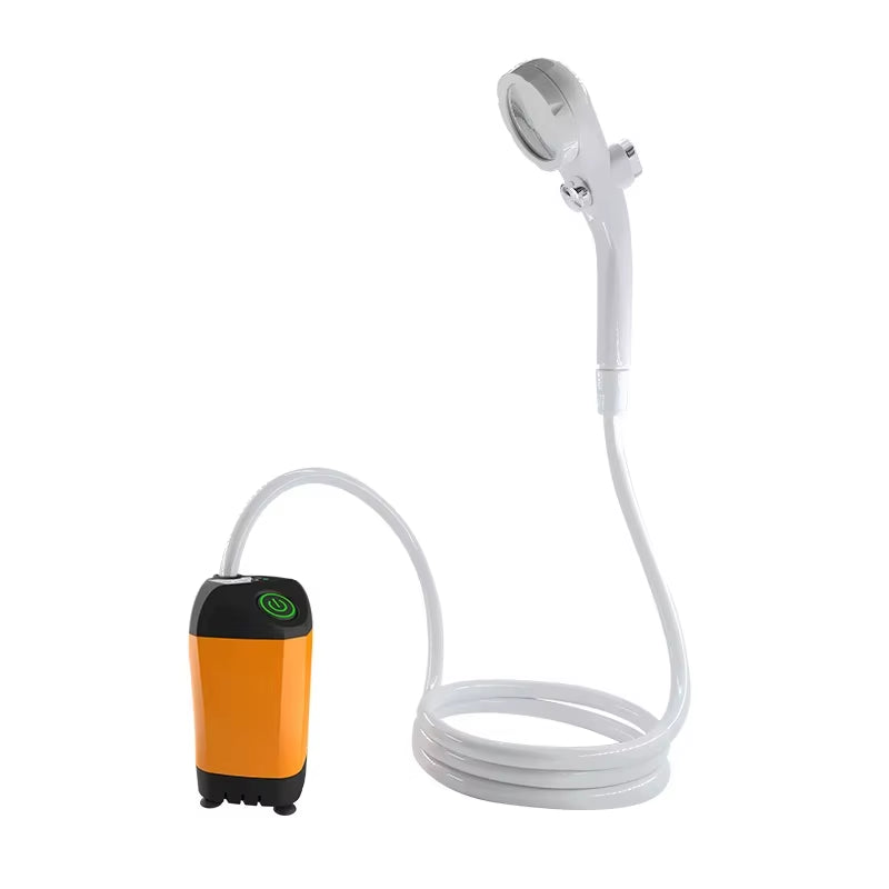 Portable Rechargeable Electric Shower Pump USB Powered Waterproof for Outdoor Camping Beach Hiking Pet Bath Car Wash