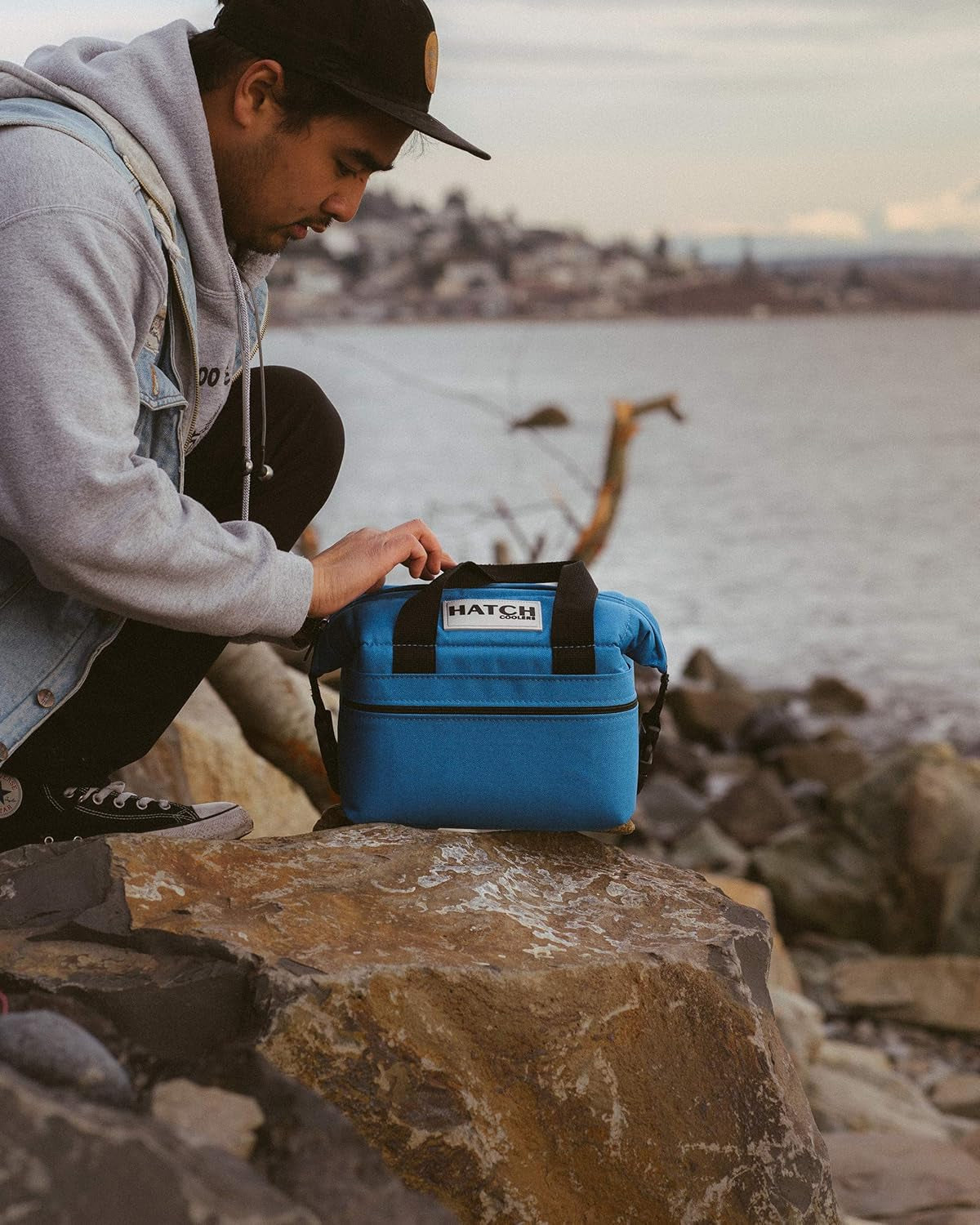 Carbon Soft Cooler with High-Density Insulation, 12-Can, Black