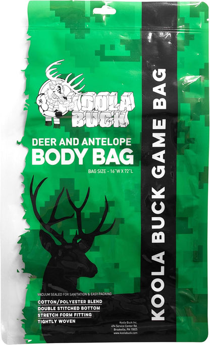 Game Bags Hunting | Available in Packs of 5 Deer or Elk Quarter Bags or 1 Deer Body Bag | Strong, Breathable, Stretchable Meat Bags | Vacuum Sealed - Saves 50% Space