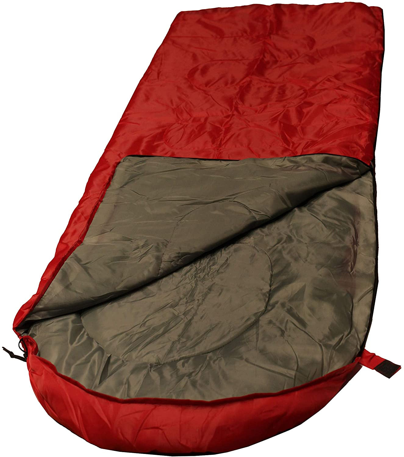 Camping Lightweight Sleeping Bag – 3 Season Warm & Cool Weather – Outdoor Gear, Adults and Kids, Hiking, Waterproof, Compact, Sleeping Bags Bulk Wholesale (1 Pack Red)