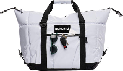 12 Can Insulated Marine Boatbag Soft Sided Cooler, White