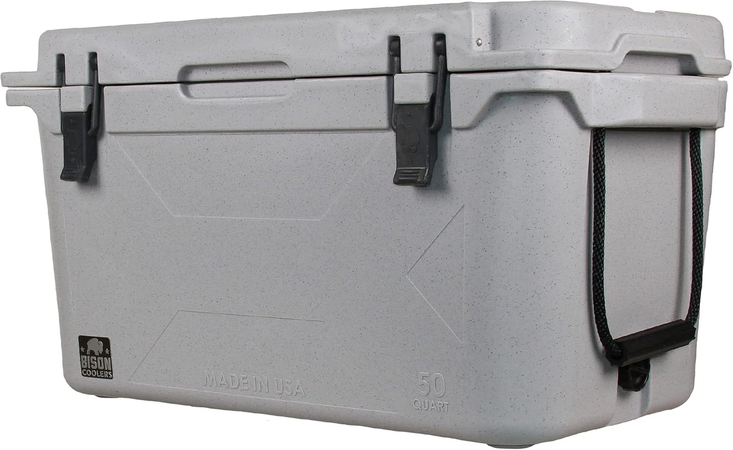Rotomolded Cooler Extreme Engineered Durability with Hard Shell, Lid and Liner | Long Lasting Ice Chest with Double Insulated Walls | Made in the USA