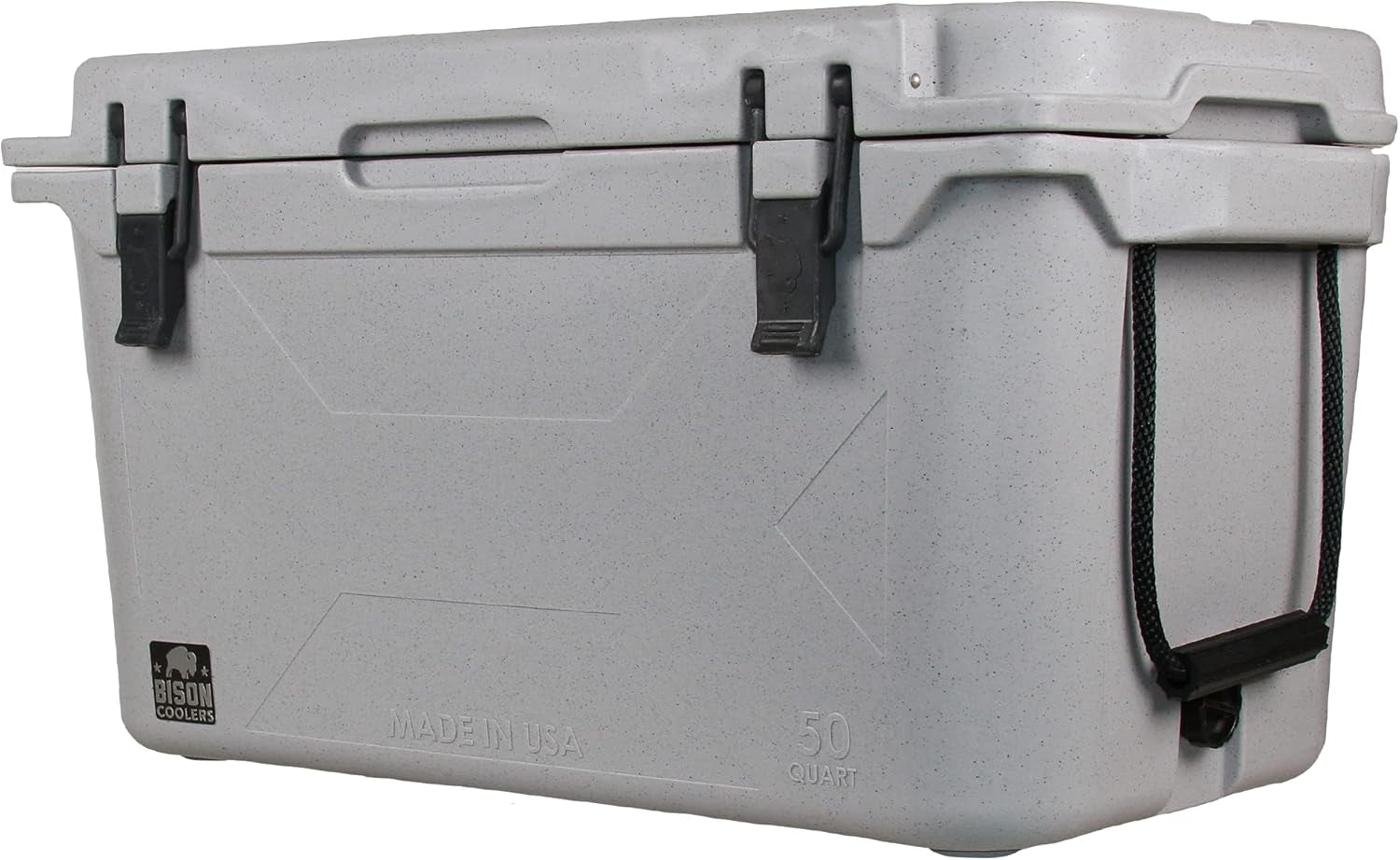 Rotomolded Cooler Extreme Engineered Durability with Hard Shell, Lid and Liner | Long Lasting Ice Chest with Double Insulated Walls | Made in the USA