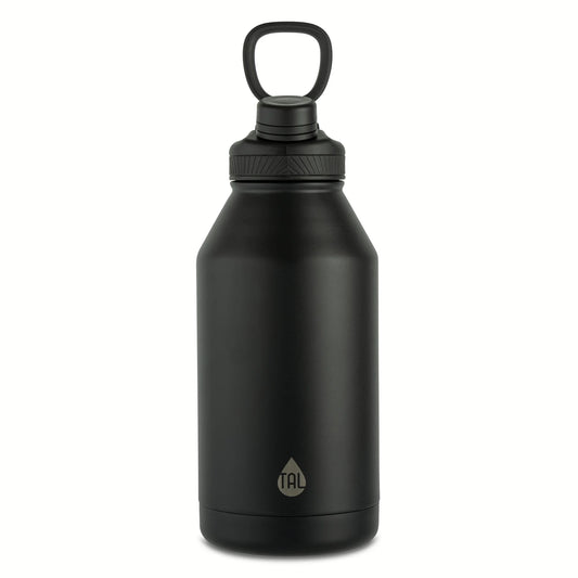 Stainless Steel Ranger Water Bottle 64Oz, Black