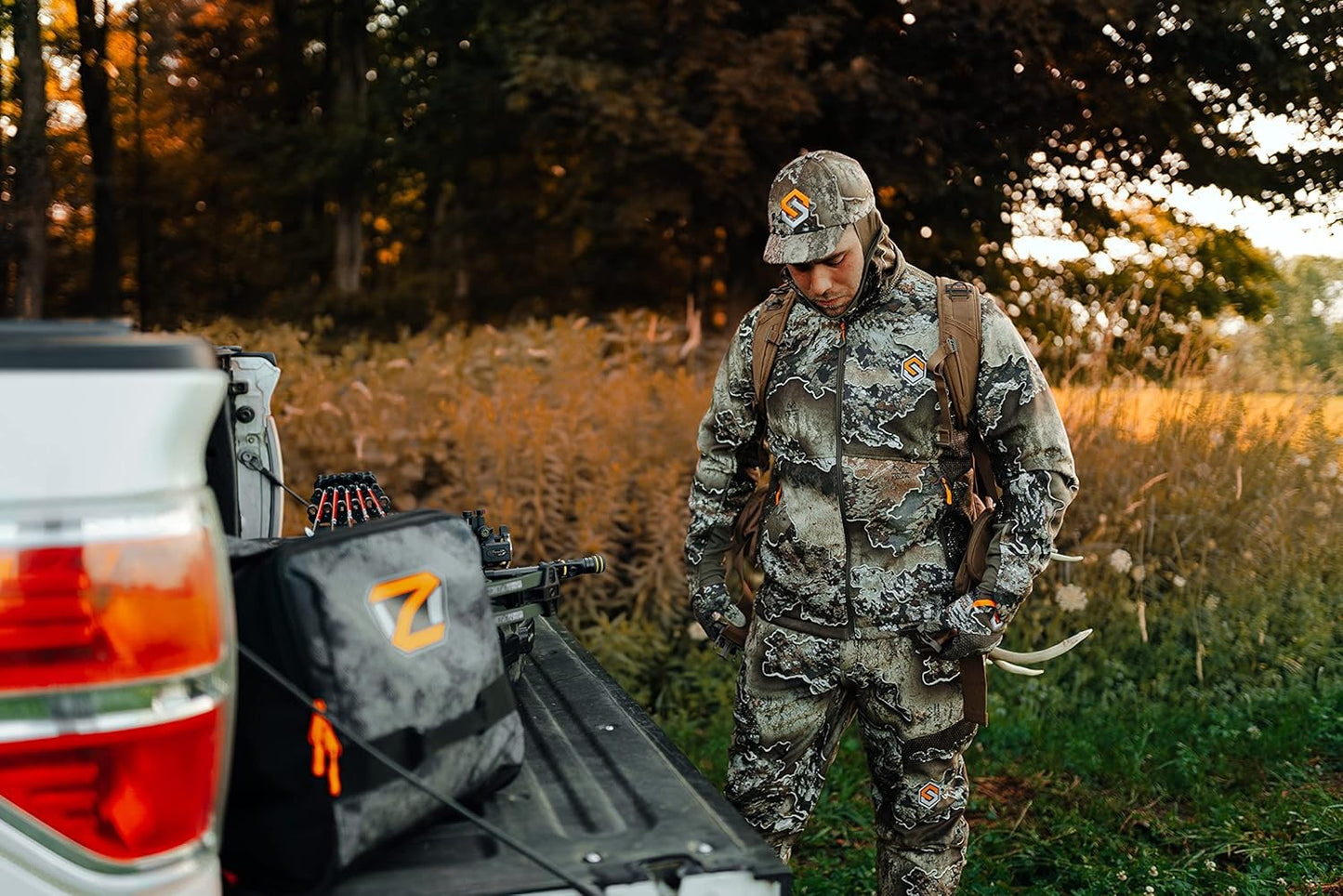Forefront Camo Hunting Pants - Midweight & Water Repellent Pants with Carbon Alloy Odor Reducing Technology