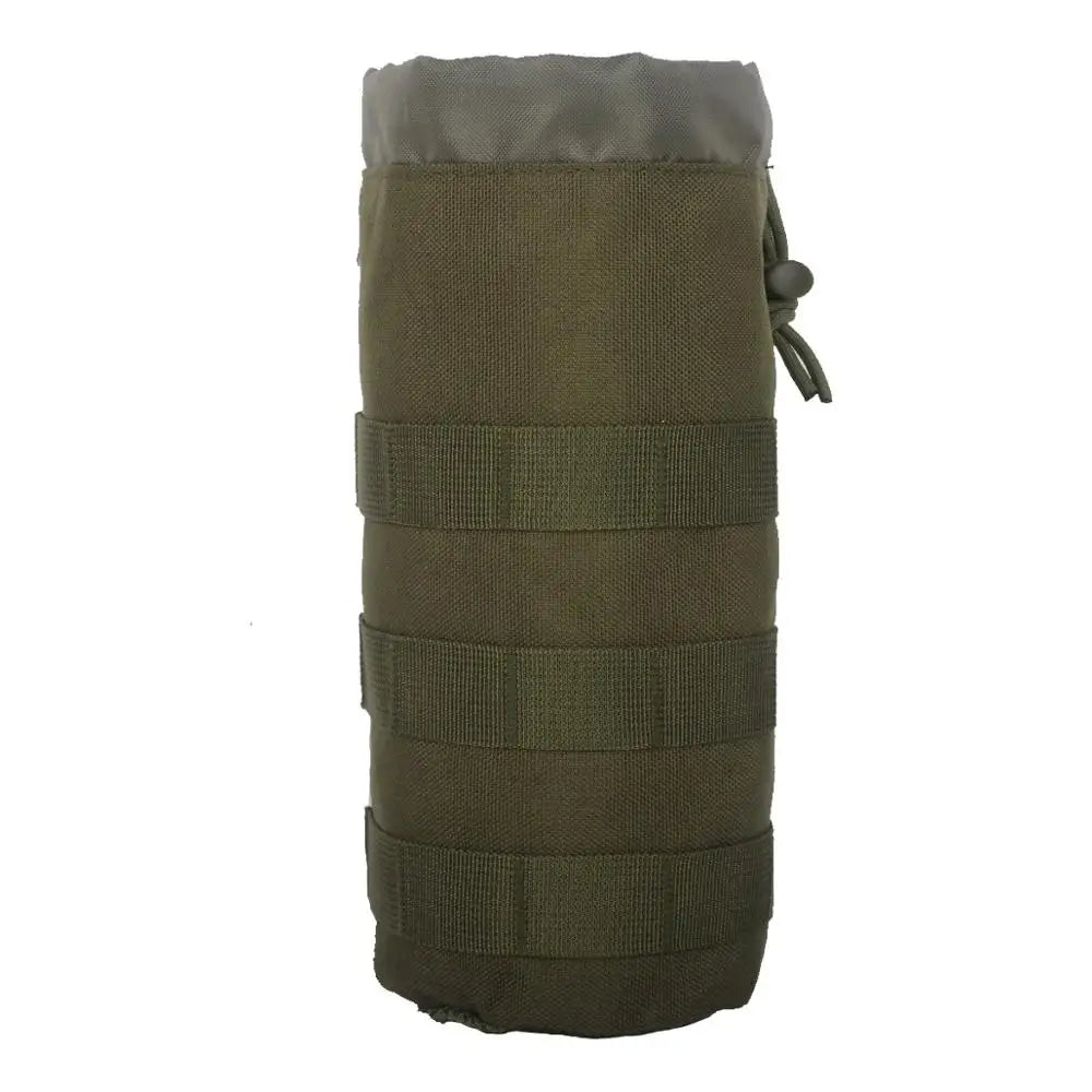 Outdoor Tactical Molle Water Bottle Pouch Portable Camping Water Kettle Bags for Backpack Vest Men'S Travel Cycling Camping Bag
