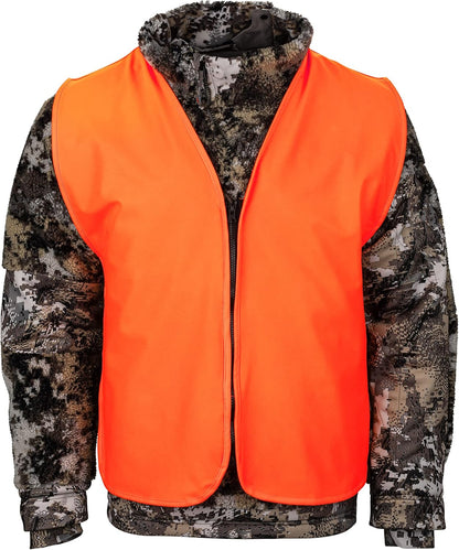 Klarny High Visibility Orange Safety Vest - Waterproof Hunting Gear